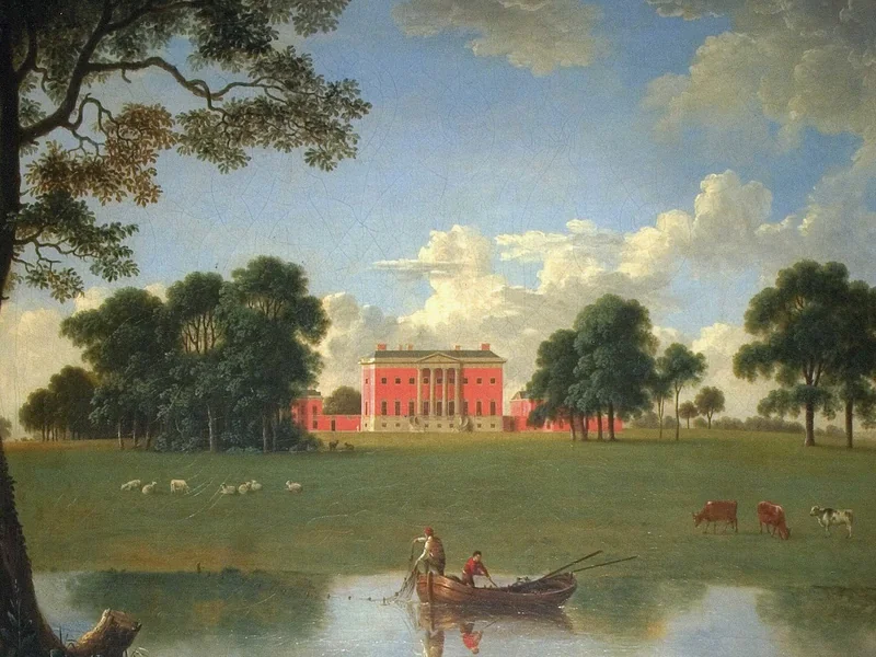 1729-Anthony Devis - Tabley House vista dal parco